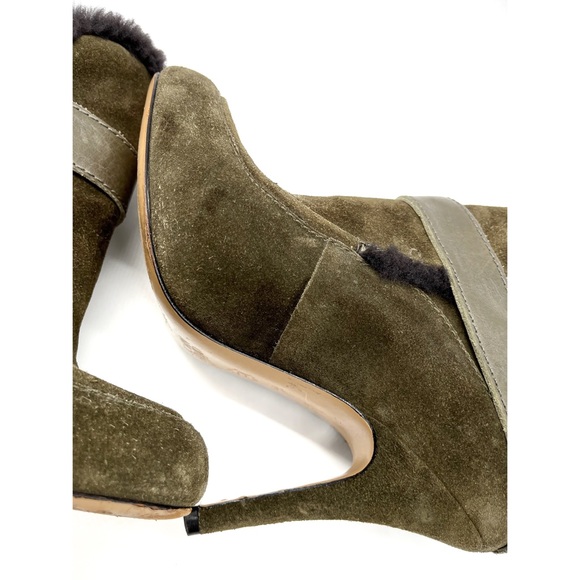 Joan & David booties Boot Forest Green Size 6.5 M 3.5“ - Picture 11 of 14